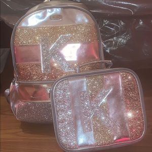 Justice bookbag and lunch box